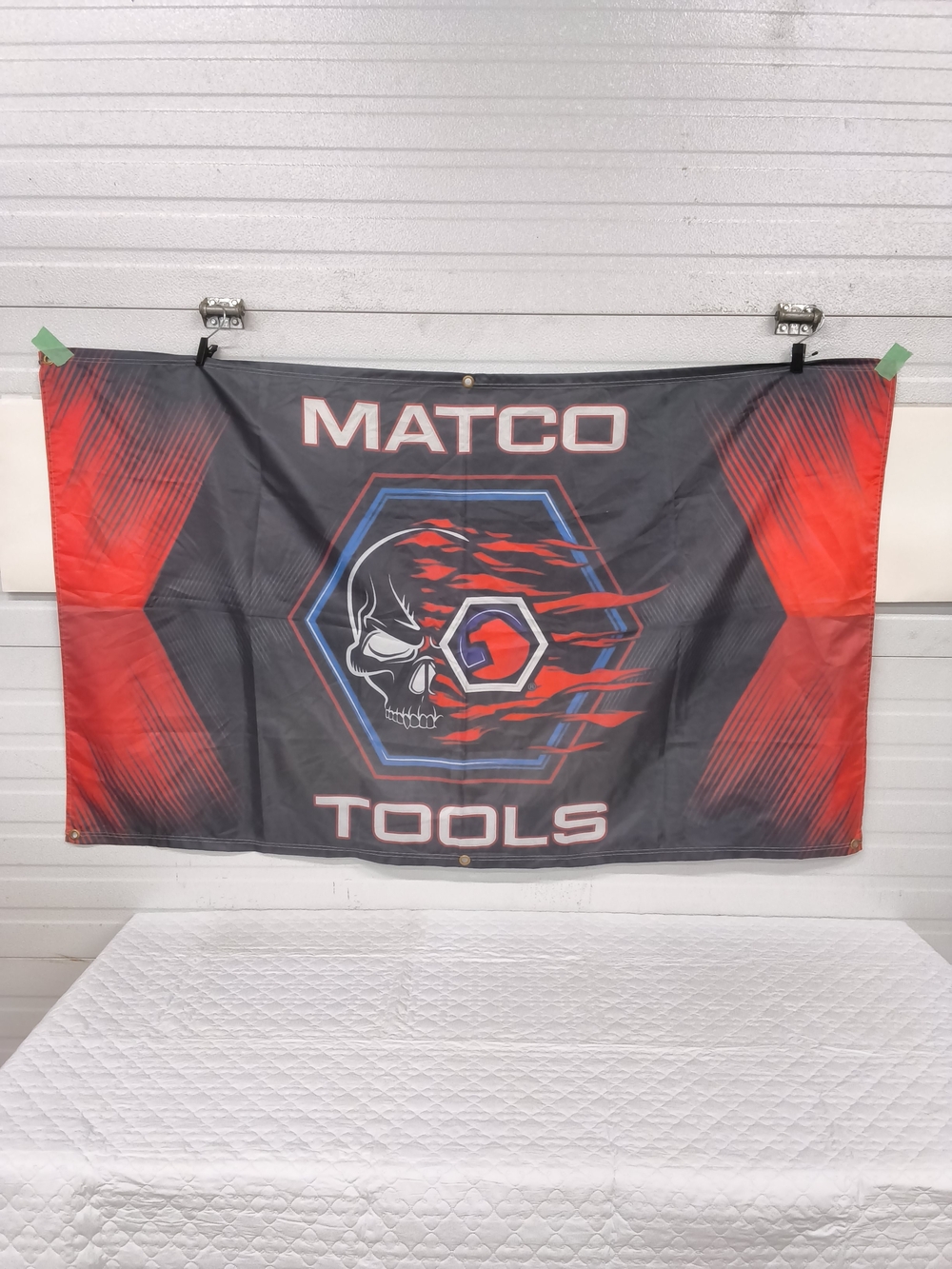 Authentic "Man Cave" Matco Wall Banner Flag - Logo Decor